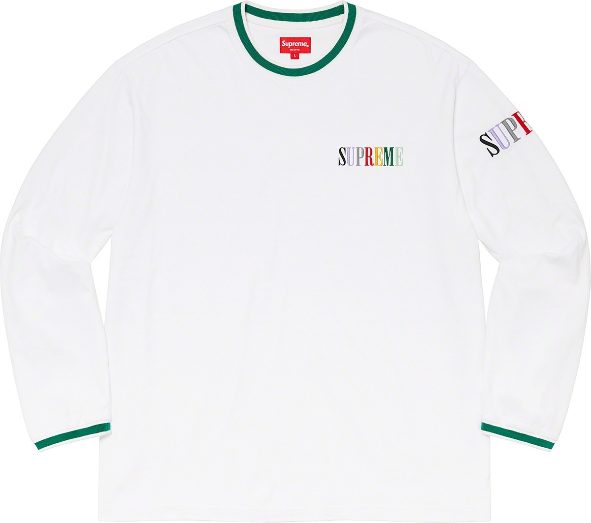 Multi Color Logo L/S Top view 3